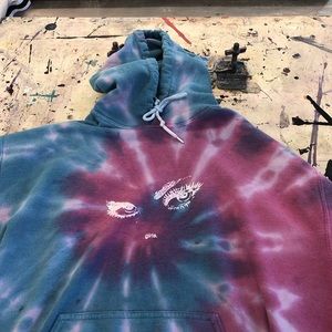 Tie dye ‘girls’ hoodie
